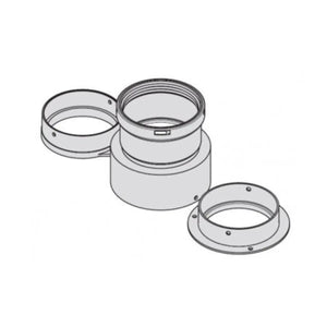 Kit scarico fumi sdoppiato Beretta da Ø60/100 a Ø80/80 - per Scaldabagni  Beretta