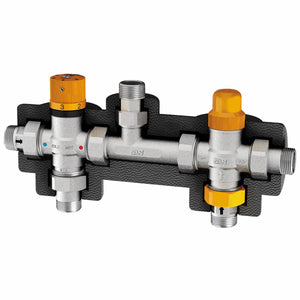 Gruppo solare FAR con deviatore termostatico per impianti con recupero FAR