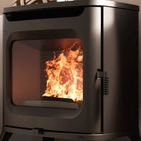 Stufa a legna Cadel Hublot 8 7,5 kW ad aria Nero