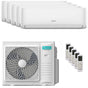 Condizionatore Hisense Hi-Comfort 2025 penta split 7000+7000+7000+9000+9000 BTU inverter A++ wifi unità esterna 10 kW