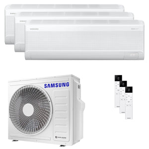 Condizionatore Samsung Windfree Avant S2 trial split 12000+12000+12000 BTU inverter A++ wifi unità esterna 6.8 kW