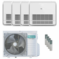 Condizionatore Hisense Console AKT quadri split 9000+9000+9000+9000 BTU inverter A++  unità esterna 8 kW  2023 Hisense
