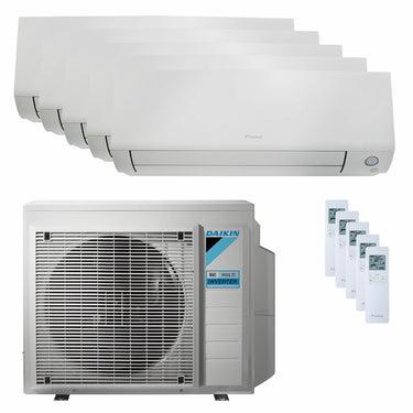 Condizionatore Daikin Perfera All Seasons penta split 9000+9000+9000+12000+12000 BTU inverter A++ wifi unità esterna 7.8 kW