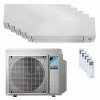 Condizionatore Daikin Perfera All Seasons penta split 9000+9000+9000+9000+18000 BTU inverter A++ wifi unità esterna 7.8 kW
