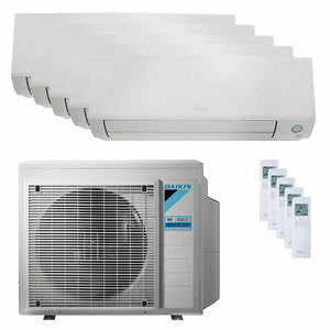 Condizionatore Daikin Perfera All Seasons penta split 7000+7000+7000+9000+9000 BTU inverter A++ wifi unità esterna 7.8 kW Daikin