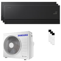 Condizionatore Samsung WindFree Première trial split 12000+12000+12000 BTU inverter A++ wifi unità esterna 8 kW Soapstone Charcoal