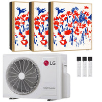 Condizionatore LG ARTCOOL Gallery PHOTO trial split 9000+9000+12000 BTU inverter A+++ wifi unità esterna 6.2 kW