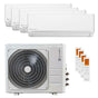 Condizionatore Clivet EZCool quadri split 9000+9000+12000+18000 BTU inverter A+  unità esterna 12.3 kW
