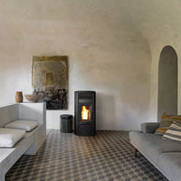 Stufa a pellet MCZ Club Hydromatic 24 M2 24 kW ad acqua nero MCZ