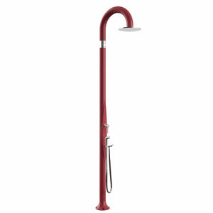 Doccia da giardino Arkema Funny Yin con doccino estraibile Rosso Arkema
