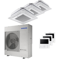 Condizionatore Samsung Cassetta Windfree 4 vie trial split 18000+18000+18000 BTU inverter A++ unità esterna 10,0 kW Samsung