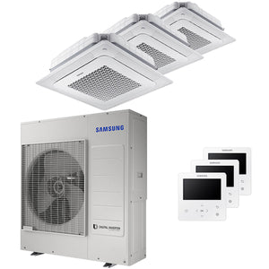 Condizionatore Samsung Cassetta Windfree 4 vie trial split 18000+18000+18000 BTU inverter A++ unità