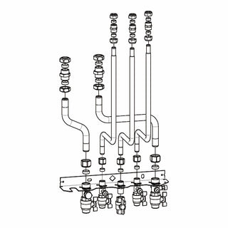 Kit di collegamento idraulico per sistema ibrido Daikin