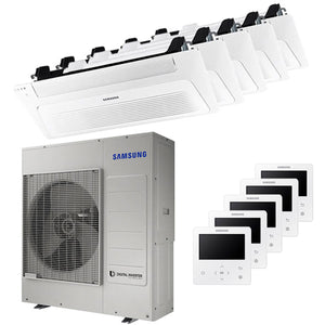 Condizionatore Samsung Cassetta WindFree 1 Via penta split 9000+9000+12000+12000+12000 BTU inverter 