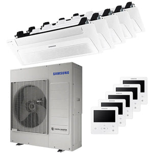 Condizionatore Samsung Cassetta WindFree 1 Via penta split 9000+12000+12000+12000+12000 BTU inverter A++ unità esterna 10,0 kW Samsung