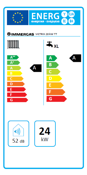 Caldaia a condensazione Immergas victrix 28 tt camera stagna 24 kW metano e gpl