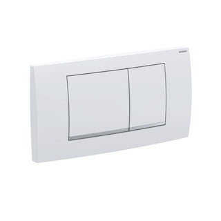 Placca Geberit Twinline 30 bianca per risciacquo a due quantità