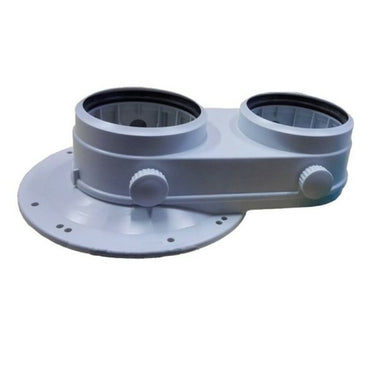Kit sdoppiato scarico fumi Vaillant ø 80/80 sdoppiatore per caldaie a condensazione