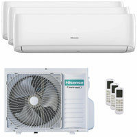 Condizionatore Hisense Hi-Comfort 2025 trial split 12000+12000+12000 BTU inverter A++ wifi unità esterna 8 kW Hisense