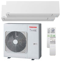 Condizionatore Toshiba  SHORAI Edge dual split 24000+24000 BTU inverter A+ wifi unità esterna 10 kW