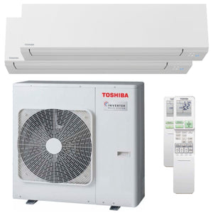 Condizionatore Toshiba  SHORAI Edge dual split 24000+24000 BTU inverter A+ wifi unità esterna 10 kW