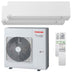 Condizionatore Toshiba  SHORAI Edge dual split 24000+24000 BTU inverter A+ wifi unità esterna 10 kW