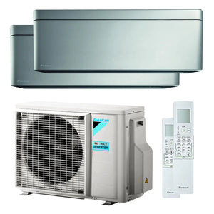 Condizionatore Daikin Stylish dual split 5000+15000 BTU inverter A+++ wifi unità esterna 5,0 kW Daikin