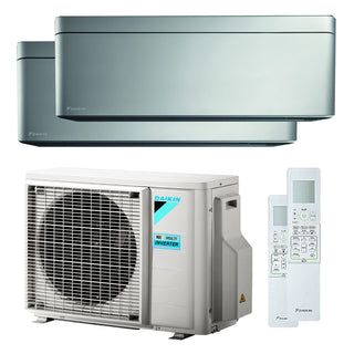 Condizionatore Daikin Stylish dual split 5000+7000 BTU inverter A+++ wifi unità esterna 4,0 kW