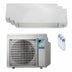 Condizionatore Daikin Perfera All Seasons trial split 5000+5000+5000 BTU inverter A+++ wifi unità esterna 4 kW Daikin