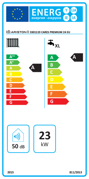 Caldaia Ariston Cares Premium a condensazione camera stagna 24 kW metano e gpl