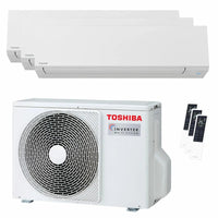 Condizionatore Toshiba SHORAI Edge White trial split 7000+7000+9000 BTU inverter A+++ wifi unità esterna 5.2 kW