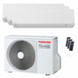 Condizionatore Toshiba SHORAI Edge White trial split 5000+7000+9000 BTU inverter A+++ wifi unità esterna 5.2 kW Toshiba