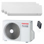 Condizionatore Toshiba SHORAI Edge White trial split 7000+9000+16000 BTU inverter A+++ wifi unità esterna 5.2 kW