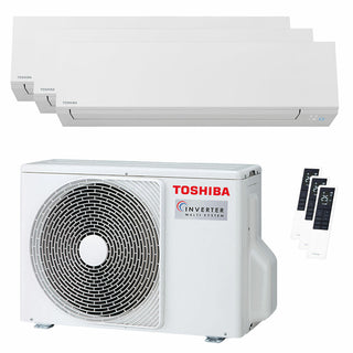 Condizionatore Toshiba SHORAI Edge White trial split 5000+7000+9000 BTU inverter A+++ wifi unità esterna 5.2 kW Toshiba