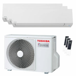 Condizionatore Toshiba SHORAI Edge White trial split 7000+7000+9000 BTU inverter A+++ wifi unità esterna 5.2 kW Toshiba