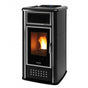 Stufa a pellet Klover Belvedere 28  23,7 kW  acqua+aria+kit acs matt black Klover