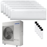 Condizionatore Samsung Windfree Elite S2 penta split 7000+9000+9000+9000+12000 BTU inverter A++ wifi unità esterna 10 kW Samsung