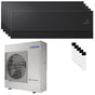 Condizionatore Samsung WindFree Première penta split 9000+12000+12000+12000+12000 BTU inverter A++ wifi unità esterna 10 kW Soapstone Charcoal