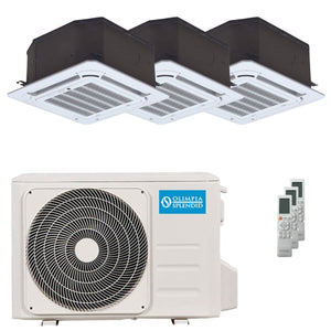 Condizionatore Olimpia Splendid Nexya S6 E Cassette trial split 9000+9000+12000 BTU inverter A++