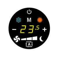 Ventilconvettore Sabiana Carisma Whisper CFF-ECM 30 SLIM - 2,90/2,61 kW - con comando CB-Touch WiFi