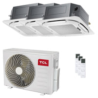 Condizionatore TCL Cassetta 4 vie Serie S trial split 9000+12000+18000 BTU inverter A++ wifi unità esterna 7.9 kW