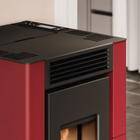 Stufa a pellet Cadel Cristal 6 ad aria 5,5 kW - WiFi ROSSO Cadel