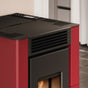 Stufa a pellet Cadel Cristal 6 ad aria 5,5 kW - WiFi ROSSO Cadel