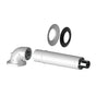 Kit scarico fumi coassiale Bosch AZ 389 Ø 60/100 mm orizzontale 810 mm