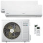 Condizionatore Daitsu - Gruppo Fujitsu - Serie ECO DT-2/3 dual split 12000+12000 BTU inverter A++ esterna 7,9 kW Daitsu