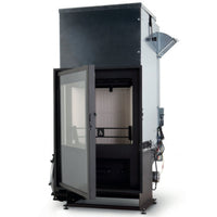 Termocamino policombustibile Girolami TI 28 verticale - 26 kW