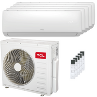 Condizionatore TCL Elite F2 penta split 9000+9000+9000+12000+18000 BTU inverter A++ wifi unità esterna 12.2 kW