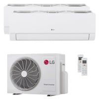 Condizionatore LG DUALCOOL Libero Smart dual split 9000+9000 BTU inverter A+++ wifi unità esterna 4.1 kW