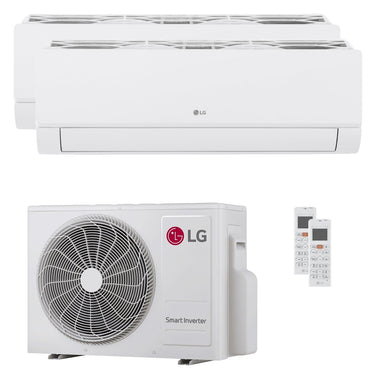 Condizionatore LG DUALCOOL Libero Smart dual split 9000+12000 BTU inverter A+++ wifi unità esterna 4.7 kW