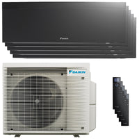 Condizionatore Daikin Emura 3 penta split 7000+9000+9000+9000+18000 BTU inverter A++ wifi unità esterna 7.8 kW Nero